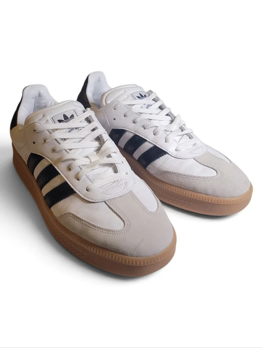 Adidas Samba XLG White Black Gum Sole Sneakers